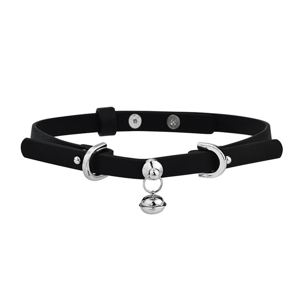 Elegant Choker Necklace With Double Bell Designs for Playful Styles and Adjustable Length Chain for Versatile Wear