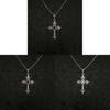 Collana Ciondolo Croce Gotica da Vampiro con Design Geometrico in Lega di Zinco per Uomo Donna