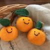 Eco-Friendly Felt Green Vegetable Keychain Adorable Lightweight Bag Pendant Schoolbag Ornament for Students Daily Use