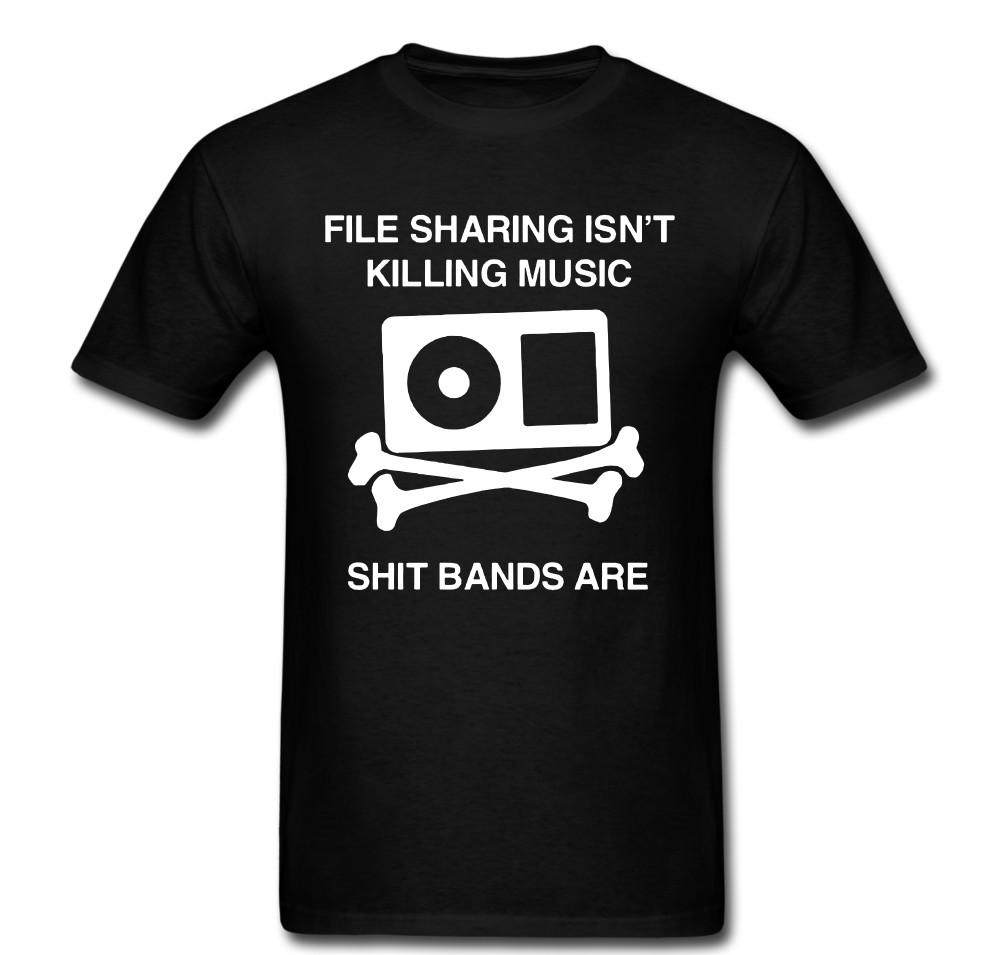 

File Sharing Isn t Killing Music Sh*t Bands Are Funny Mp3 T shirt tee M
