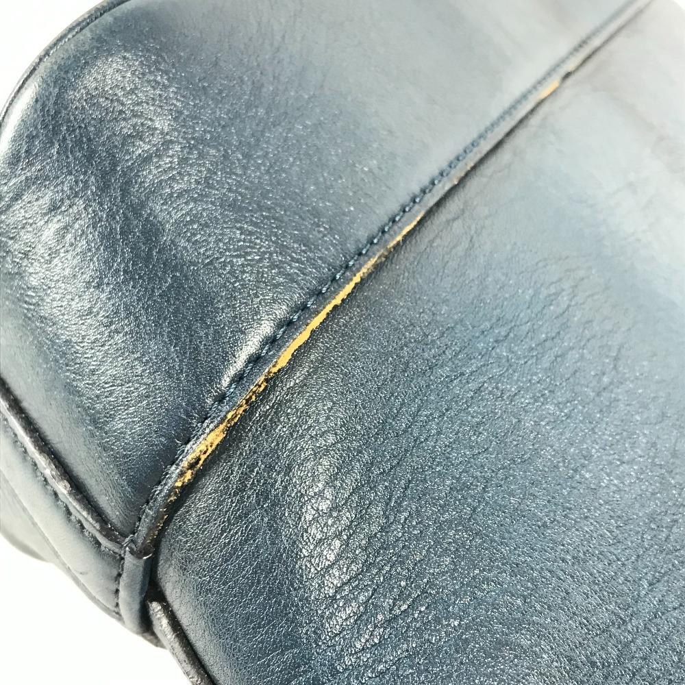 Louis Vuitton M94588 Z gankiem NN14GM Torba Cuir-Nuance Torba na ramię Skóra niebieska