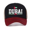 Casquette de Baseball Drôle Dubaï Graphique Rues Style Été Décontracté Casquettes Solaires Mode Chapeaux Snapback Réglables Casquettes de Camionneur en Mesh