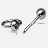 Shinma European and American Fashion & Trend 316L Movable Ring Titanium Steel Tongue Pin Tongue Ring Tongue Nail Piercing Jewelry Men and Women