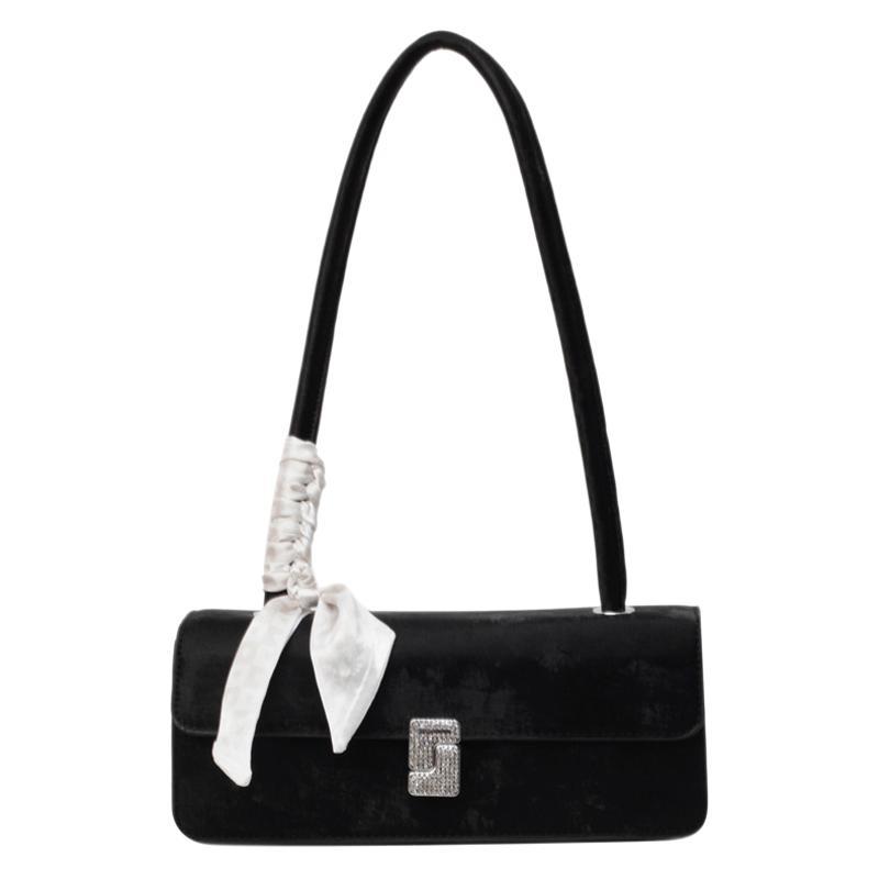 Fashion Women's Bag Sweet and High-end Shoulder Bag Niche Messenger Retro Bag Underarm Bag