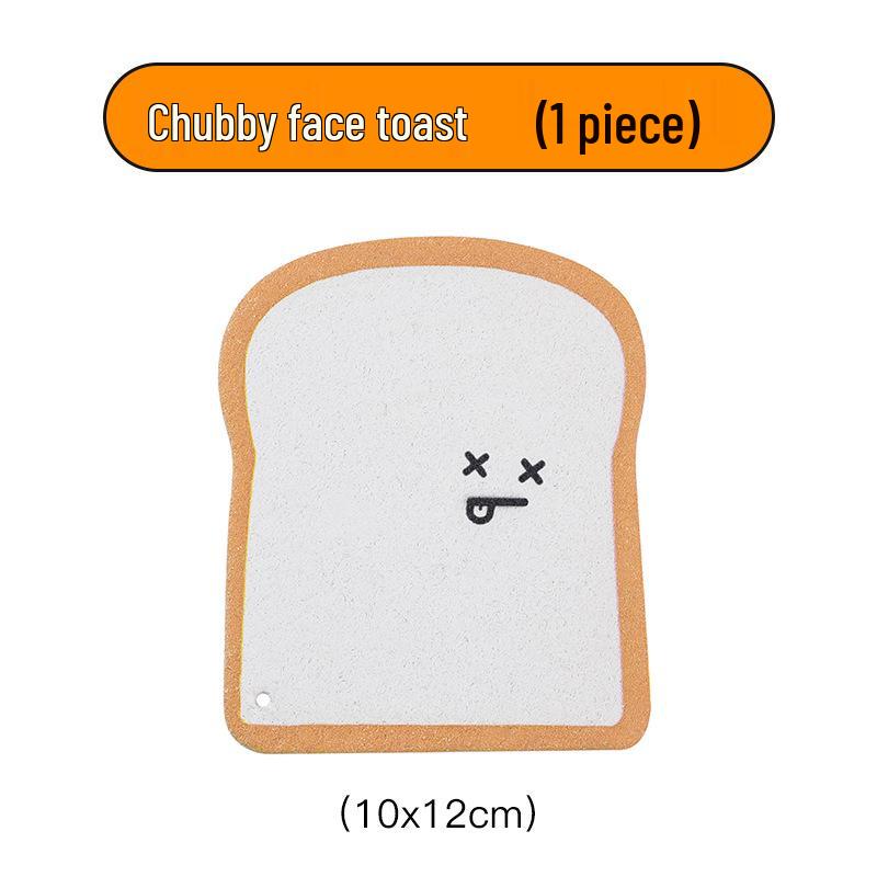 Absorbent Wood Pulp Cotton Dishwashing Sponge Scrubber