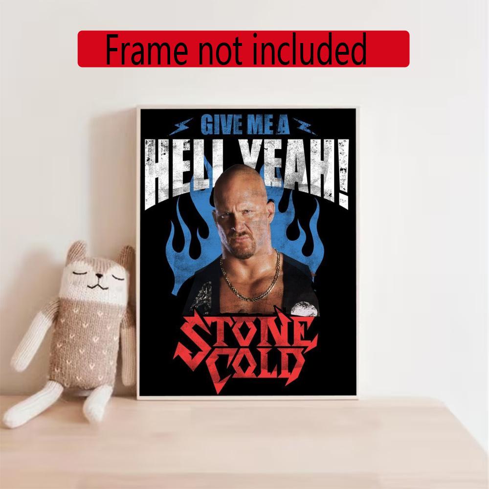 Stone Cold Steve Austin 5D Diamond Painting Round Diamond Rhinestones Mosaic Diamond Embroidery Wall Paintings Rhinestones Gift Frameless