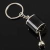 Metal Keyrings Creative Car Transmission Pendant Gear Lever Manual Gear Lever Automatic Keychain Car Styling Accessory