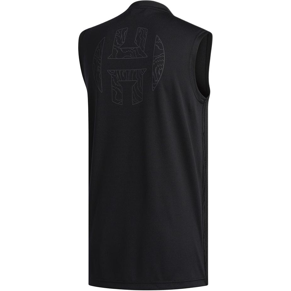 Adidas Pullover Rundhals Bedrucktes Logo Sportlich Lässig Ärmellose Weste Herren Westen Schwarz DZ0607