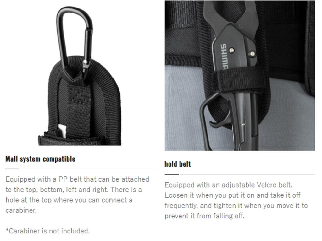 Shimano BP-002W Fish Grip Holder 2 x 6 x 18 cm Black (9022)