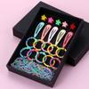 220PCS/Set Candy Color Girls Kids Gifts Accessories Hairpin Hair Clip Hair Rope