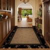 Premium entry door location can be cut at the door, entry carpet non-slip foot mat, household living room door mat retro leave-in