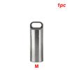 S M L Pill Storage Box Metal Phial Pill Case Portable For Firstaid Camping Pendant Medicine Boxes Waterproof Stainless Steel
