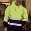 Mens High Visibility Reflective Safety Hoodie