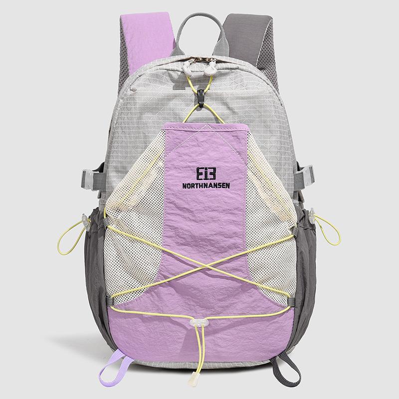 Schoolbag female ins Japanese niche simple contrasting color versatile design sports outdoor travel college student backpack