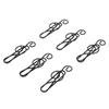 100 Pcs Note Paper Clip Black Creative Cute Music Wire Bookmark Paper Clamp Compact Portable for File Classification