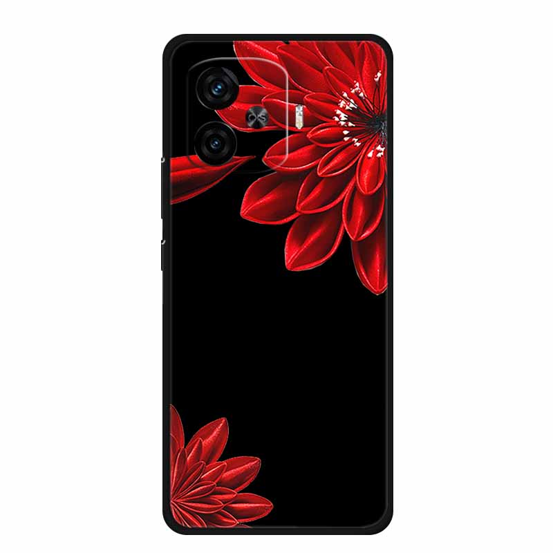 Black Silicone Case For Vivo iQOO Z9 Turbo Plus Case Z 9 Turbo Coque Soft Back Cover For Vivo iQOO Z9 Turbo Phone Case Cartoon