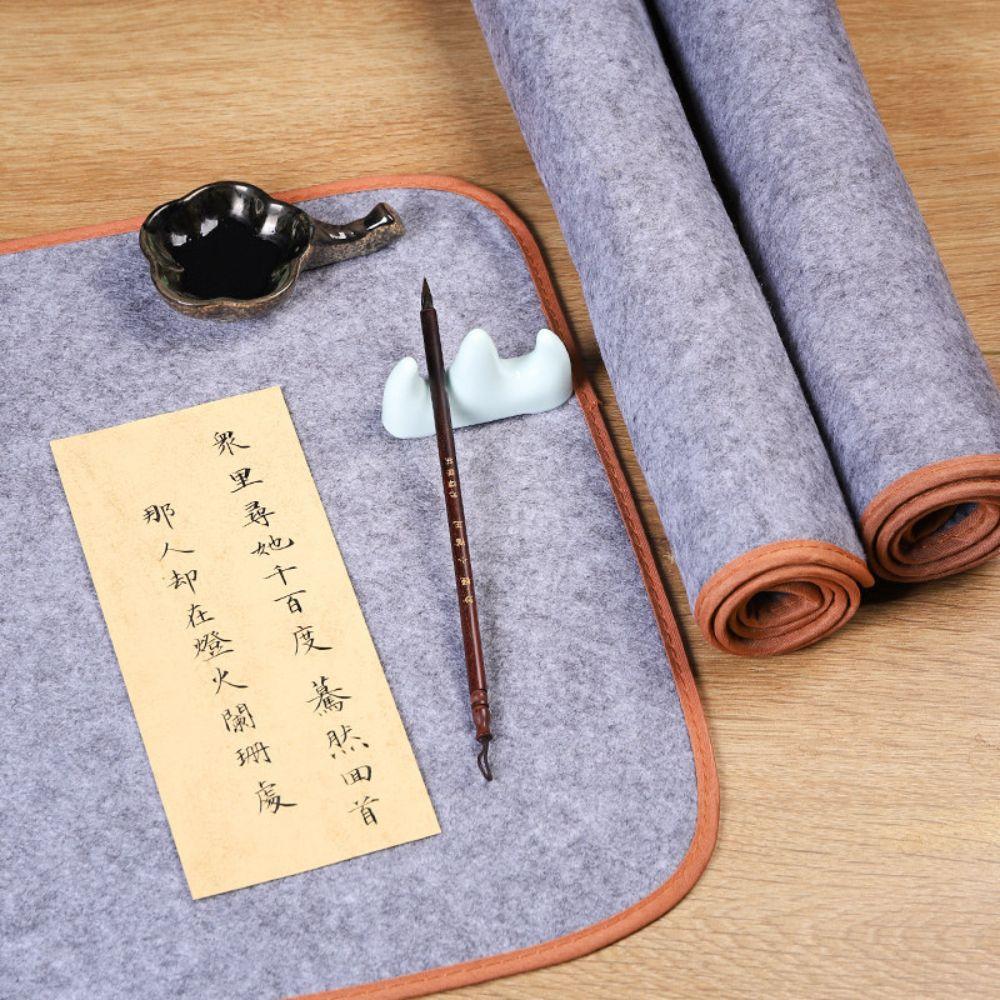 Anti Permeation Painting Drawing Felt Pad Writing Chinese Calligraphy Mat  Art Supplies