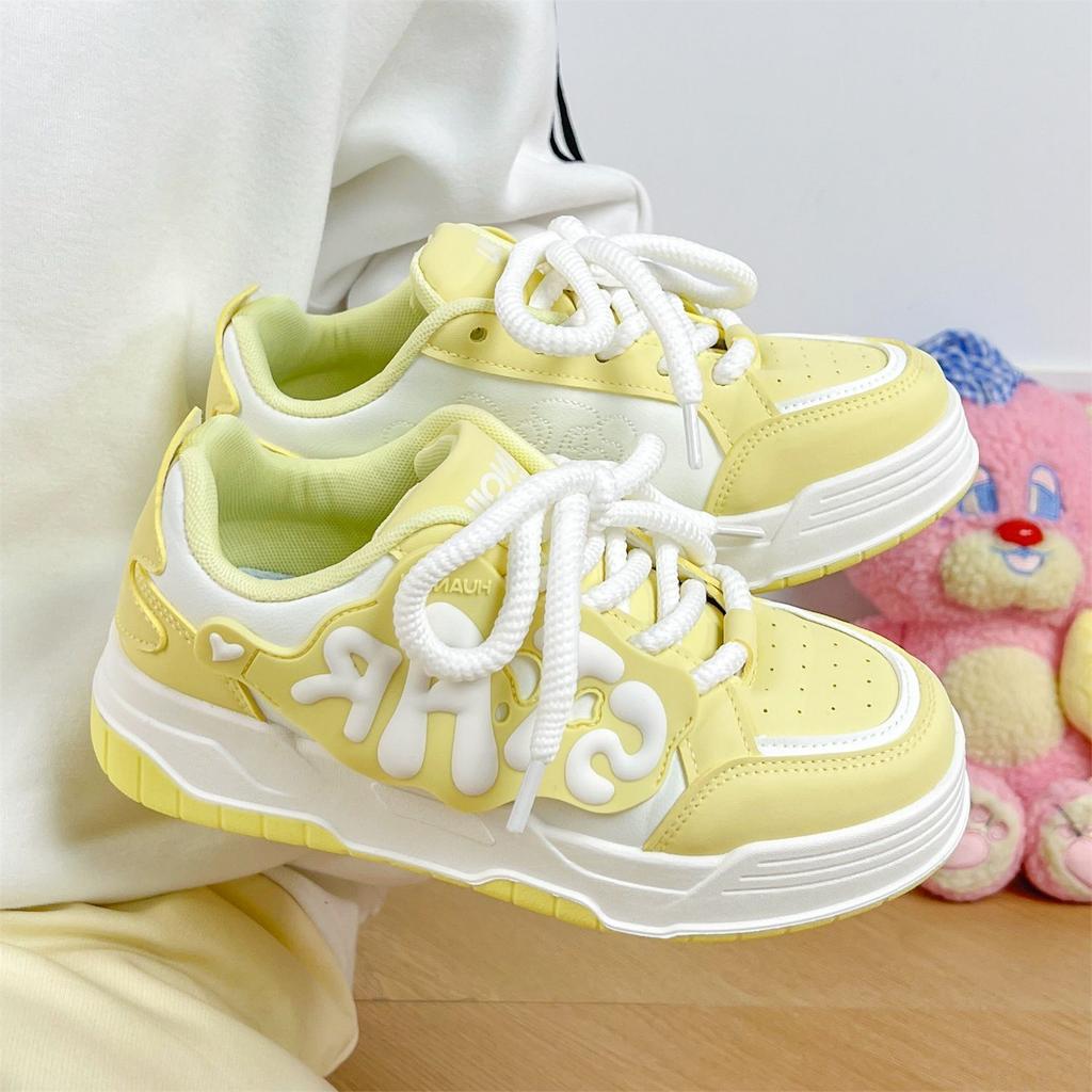 Damenschuhe Vielseitige Lässige Sportliche Plateau-Schuhe Board-Schuhe