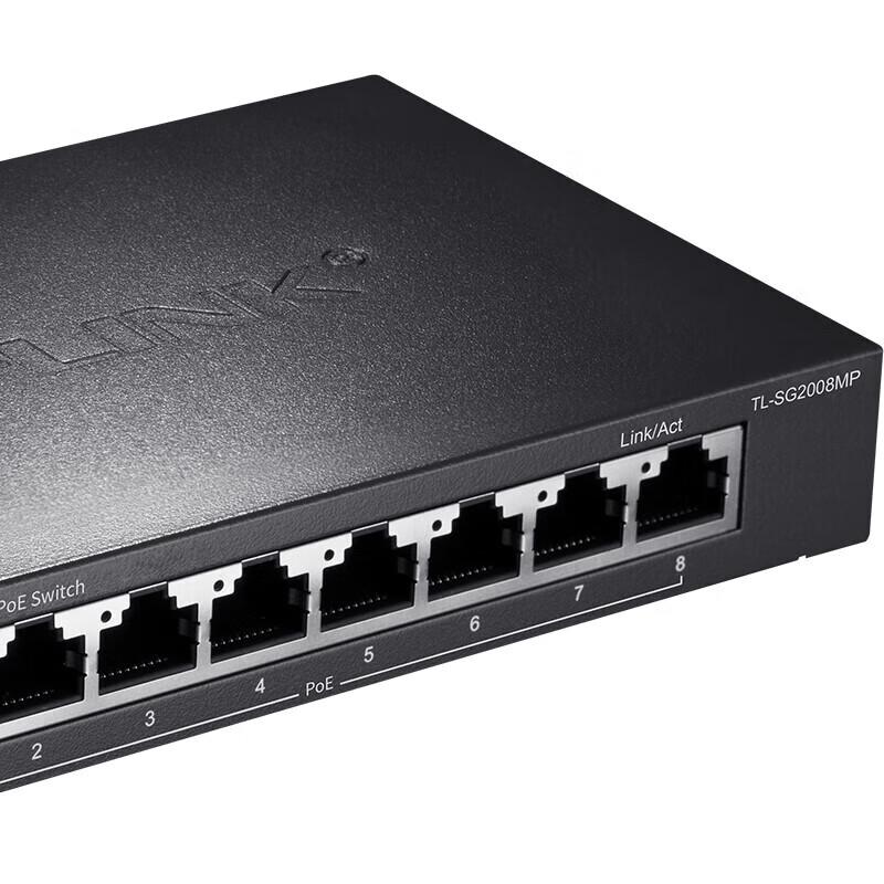Tp-Link TL-SG2008MP 8-Port Gigabit PoE+ Managed Switch