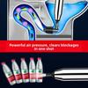 Electric High Pressure Air Toilet Plunger, Drain Blaster Clog Remover Tool for Kitchen Sink Floor Drain and Bathroom Toilet