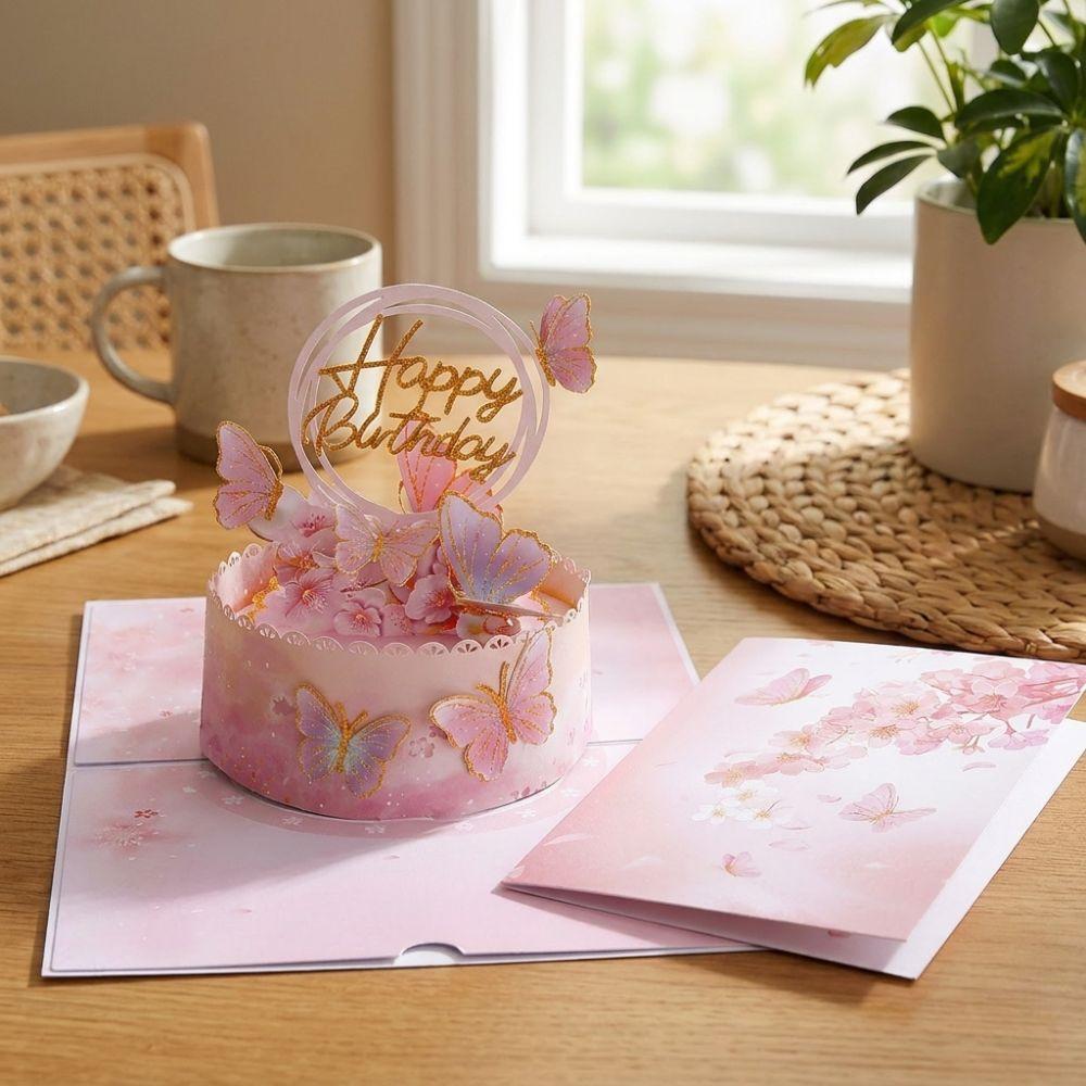 with Envelope Butterfly Birthday Card Stereo Card Thank You Card Desktop Decoration