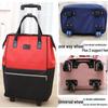 Lightweight Universal Wheeled Backpack: Large Capacity, Double Shoulder, Handheld, Travel-Friendly Luggage Bag
