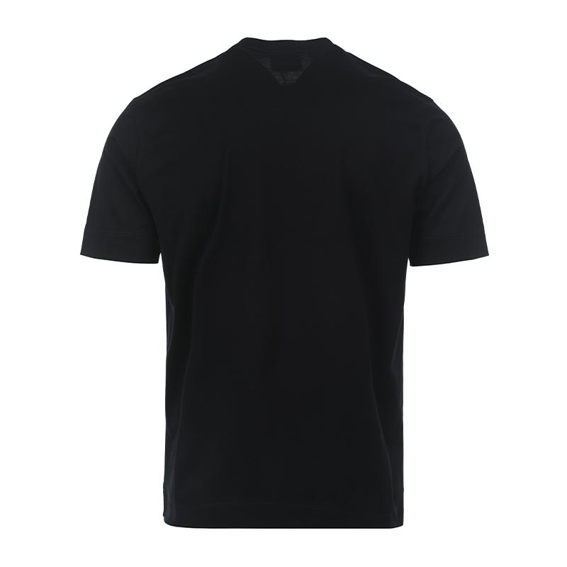 Emporio Armani Solid Color Crew Neck Pullover Short Sleeve T-Shirt Men tops Dark-Blue 3R1TZ6-1JGYZ-09J5
