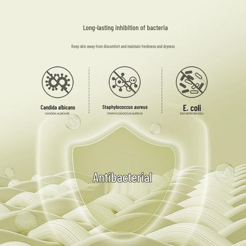 YOUNGYELL Women's Seamless Antibacterial Cotton Blend Mid-Rise Underwear (3-Pack)