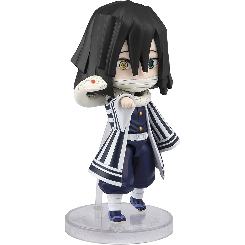 TAMASHII NATIONS Figuarts Mini Demon Slayer Iguro Kobanai Approx 90mm PVC/ABS Pre-painted Action ...