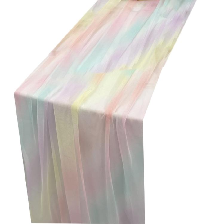 Fade Resistant Colorful Tablecloth Quick Drying Materials Easy Maintenance Portable for Travel Event