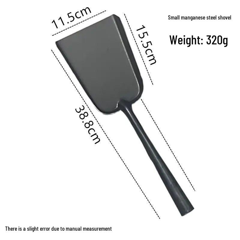 Compacte IJzeren Schep met Lange Steel voor Huisdieren, Vuur en Huishoudelijk Gebruik