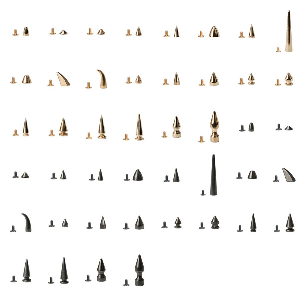 10 Set Țepi Aliaj Stil Gotic Ornamente Nituri Aliaj Țepi Conici pentru Genți Pantofi și Alte Proiecte Craft