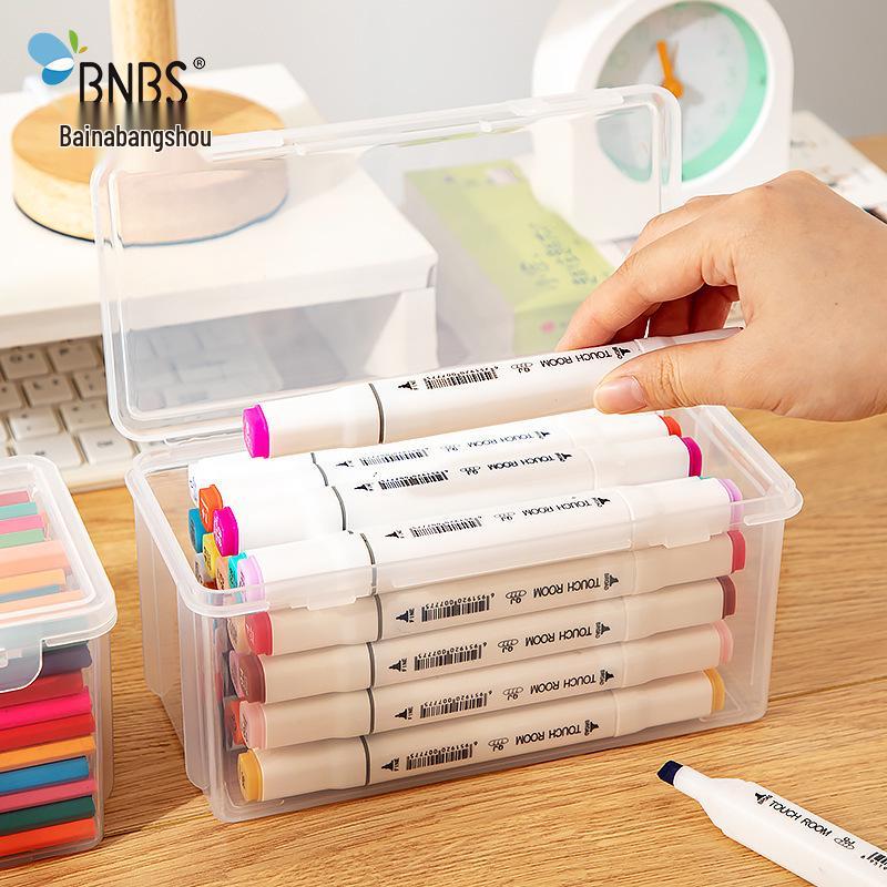 Transparent Flip-top Multi-functional Desk Organizer Box