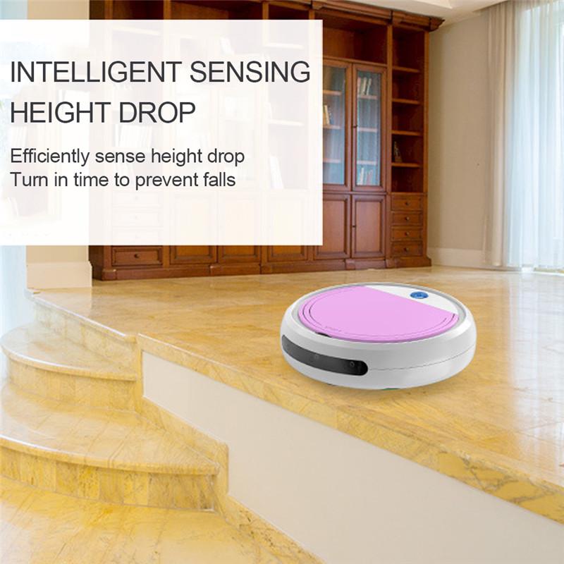 Smart Sweeping Robot Vacuum Cleaner Floor Edge Dust Clean Auto Suction Sweeper  UV Disinfection