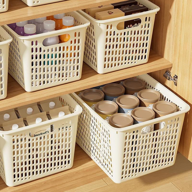 1Pcsmiscellaneous Storage Box, Toy Storage Basket, Household Plastic Storage Box, Kitchen Cabinet, Desktop Storage Box