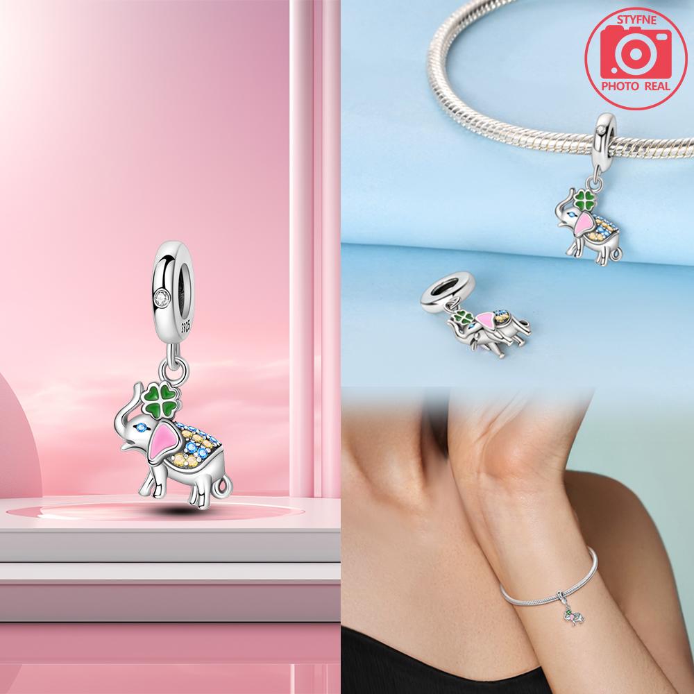 Copperhappy Elephant Pendant For Originalbracelet Necklace Jewelry Making