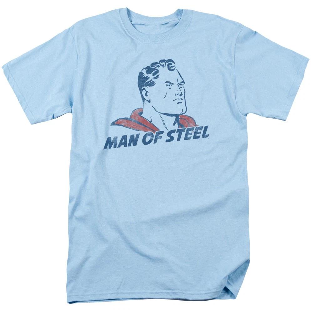 DC Comics - Superman - The Man -  Unisex Short Sleeve Children s T-shirt - Blue 150