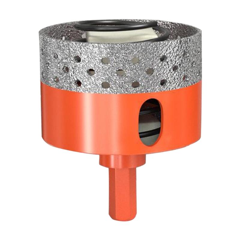 Hole Saw, Ankoow 20-65mm Hole Saw Tooth Cutting Opener Drill Bit Hexagonal Shank for Marble Ceramic Tile