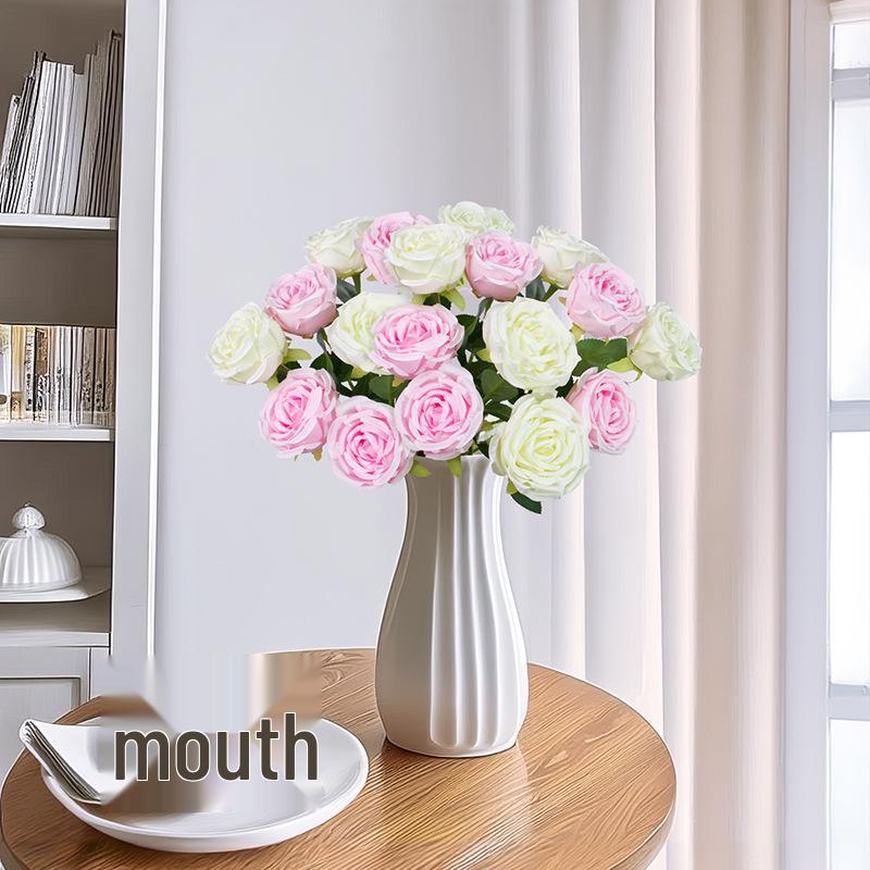 European Rose Simulation: Realistic Wedding & Decorative Bouquets