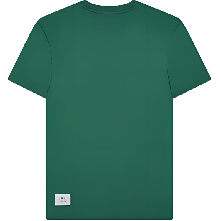 New FILA T Shirt Men's Emerald Green Curtain F11M438104F-KK