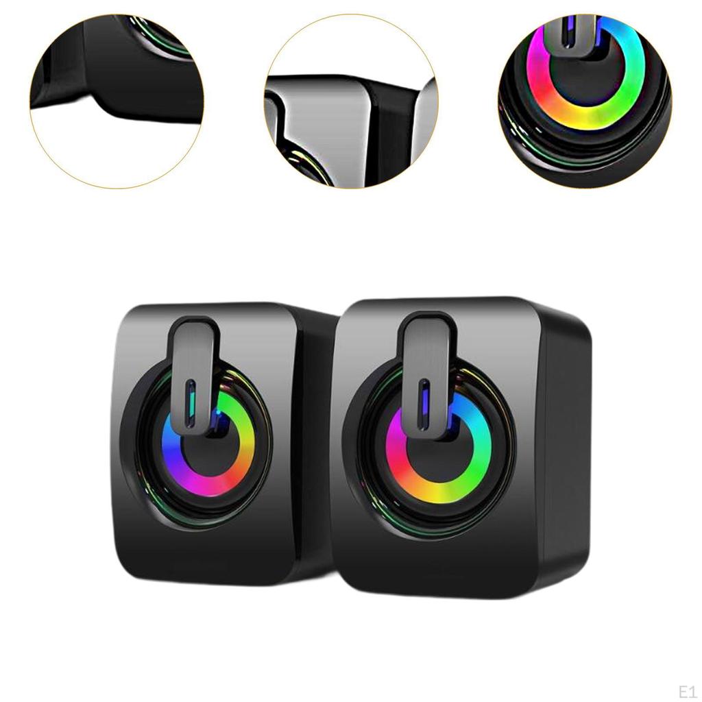 2ks USB Mini Speaker Plug and Play počítač pro notebook stolní PC
