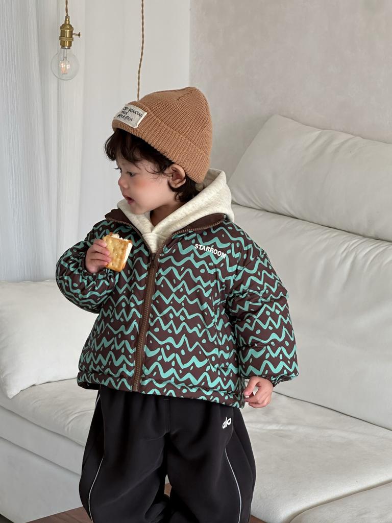 Children's hooded sweater thickened sweatpants new winter children's clothing baby winter clothing boys fleece suit