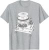 Turntable Exploded Blueprint DJ Graphic Tee Cotton Casual Short Sleeve TShirt
