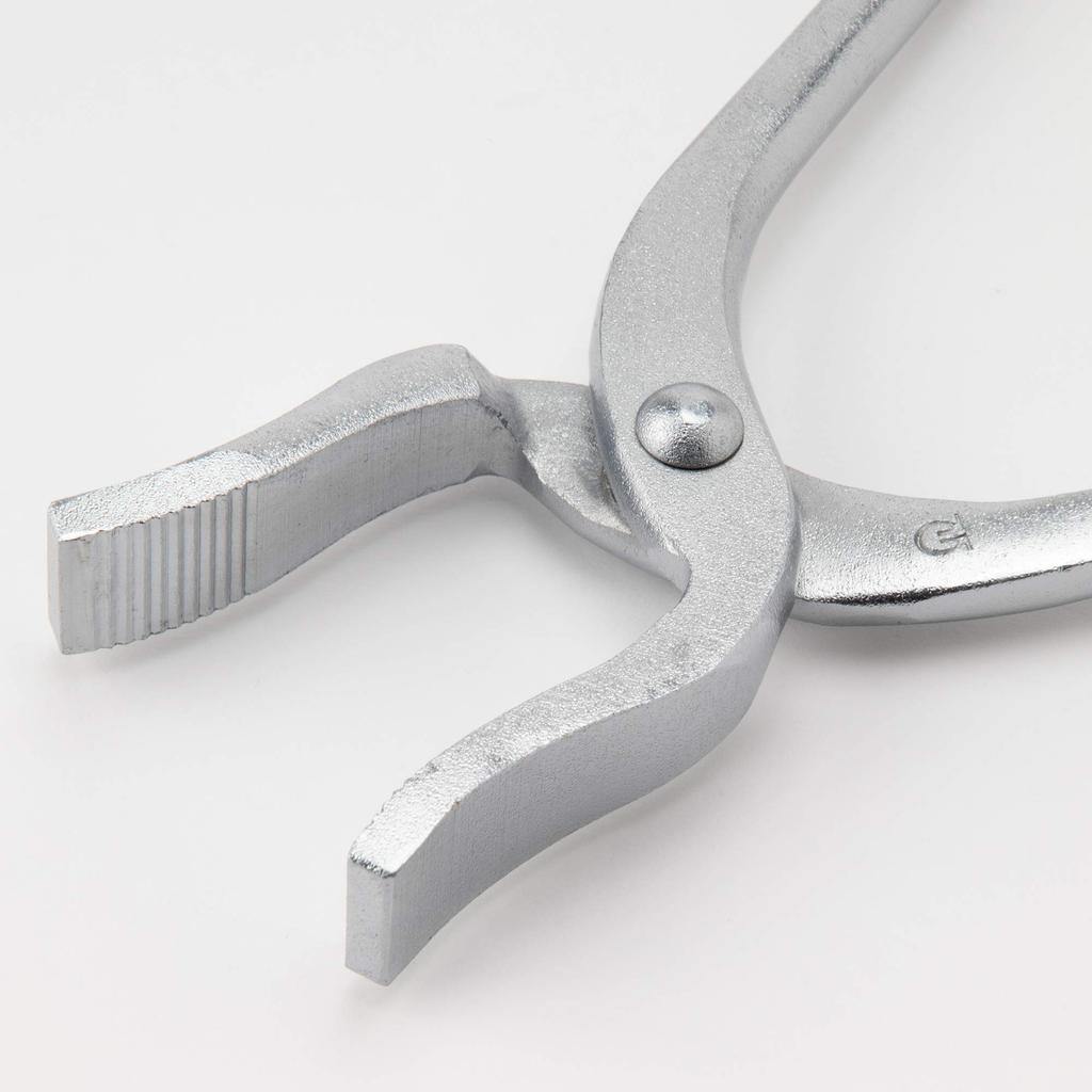 Endo Shoji TKG Potholders with Total Length Weight Width Convenient for Holding Handleless Pots and Commercial ANB10 Pliers, 225mm, 330g, 19mm, Pans,