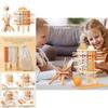 Holzturm-Puzzlespiel für Kinder mit Würfeln und Party-Spielset