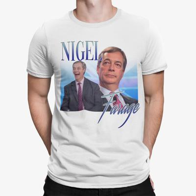 Hommage 90er lustiger Junggesellenabschied TV-Show Film Movie T-Shirt für Nigel Farage Fans