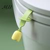 Non Slip Toilet Seat Handle Lid Lifter with Flower Handle, Silicone Easy Lifting Opener, Adjustable Anti-slip Gadget, No-touch for Bathroom Convenient