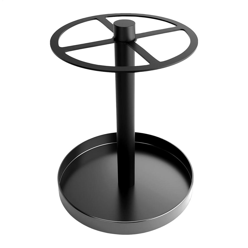 Stainless Steel Toothbrush Toothpaste Holder Anti-slip Space Saving Toothbrush Stand with Ventilated Slots Toothpaste Organizer