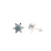 Sky Blue Topaz Gemstone 925 Sterling Silver Jewelry Handmade Stud Earrings 0.44" EE-175-7