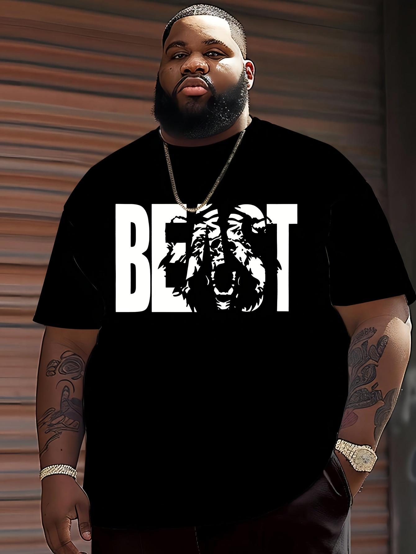 

2026 Spring and Summer Large Mens Tshirt Printed Short Sleeved Tshirt Suitable for Tall and Strong Mens Gifts S
